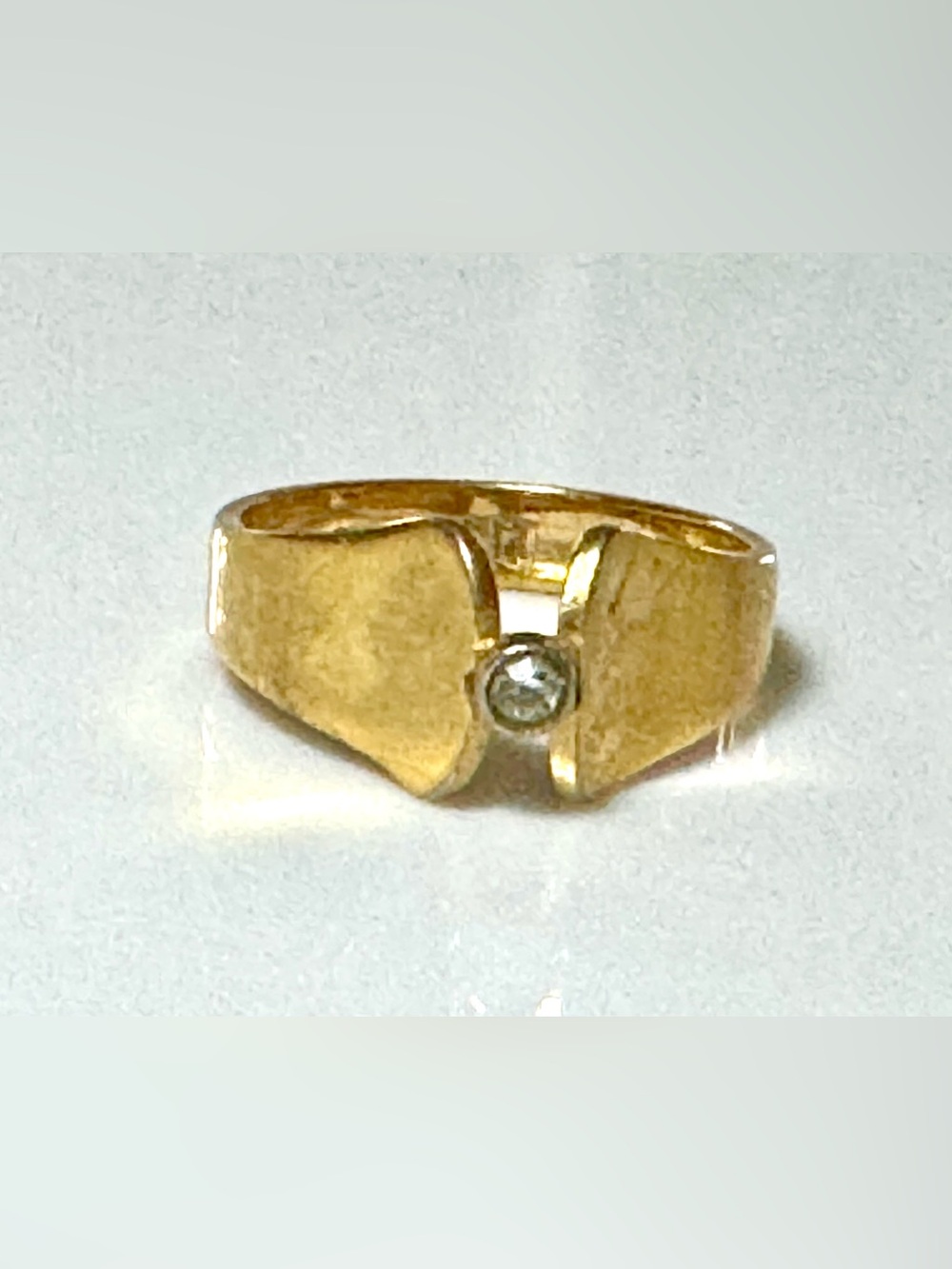 Vintage Avon Captured Rhinestone Cocktail Ring Size 6